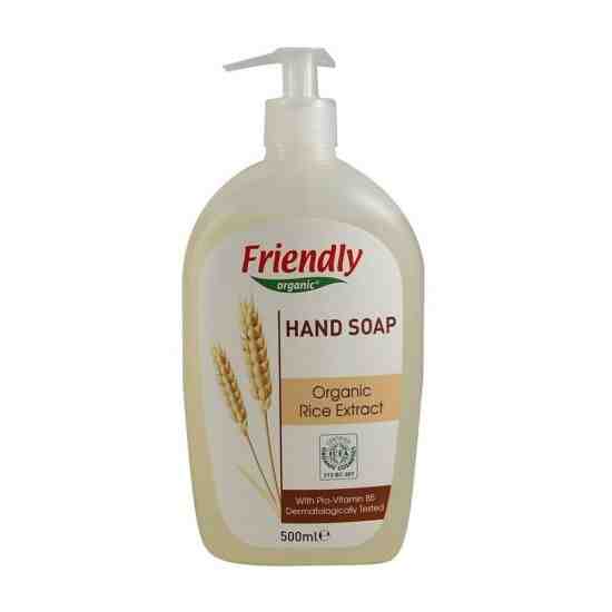 Friendly Organic Натурален сапун за ръце с екстракт от органичен ориз 500мл