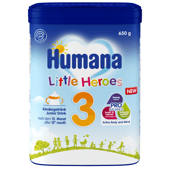 Humana Junior Преходно мляко за малки деца от 12м+, 650гр.