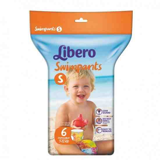 LIBERO- Гащи за плуване S 7-12кг 6 бр.