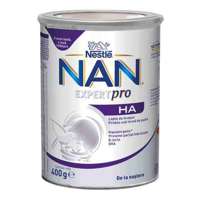 Nestle NAN ExpertPro H.A. хипоалергенно мляко с хидролизиран протеин, 400 гр.