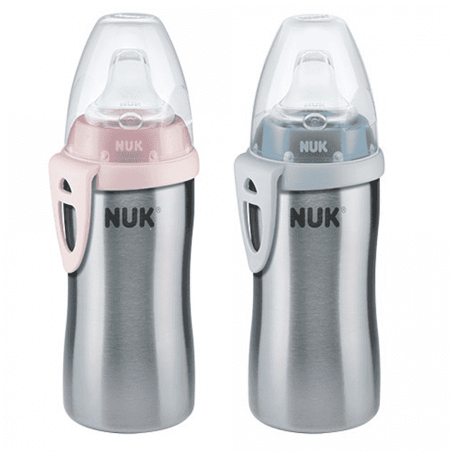 NUK Active Cup термо със силиконов накрайник 12м+, 215 мл