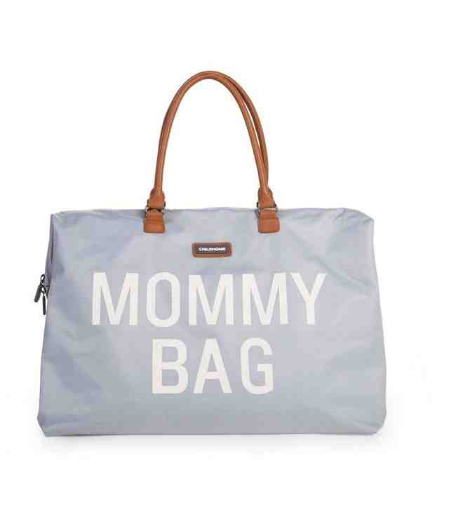 CHILDHOME Mommy Bag Чанта за мама Сиво/Екрю