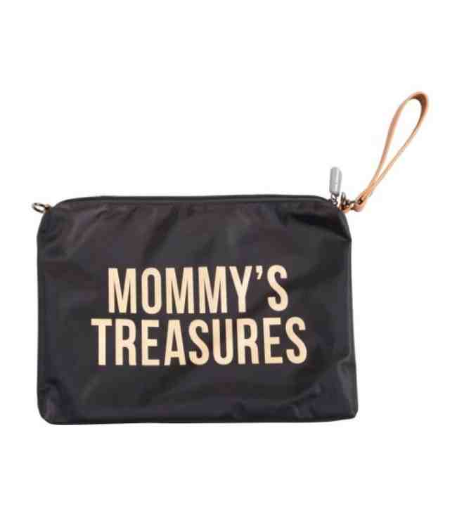 CHILDHOME Mommy’s Treasures Клъч чанта, Black Gold