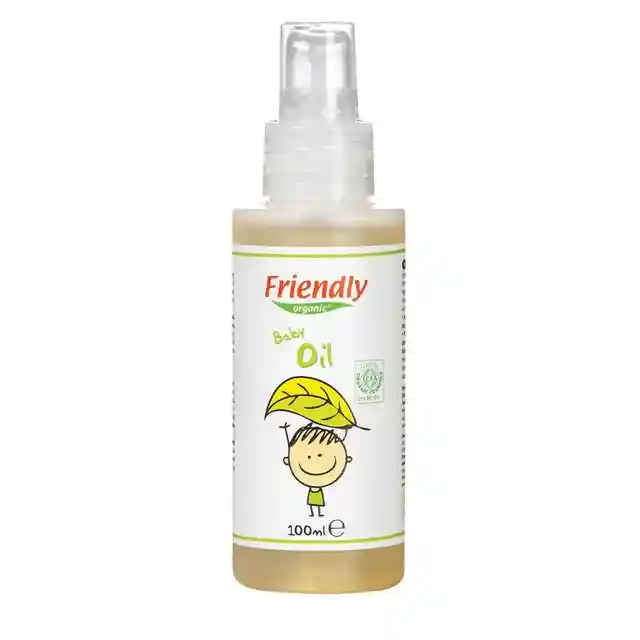 Friendly Organic Бебешко олио с органично масло от маслина и слънчоглед 100мл