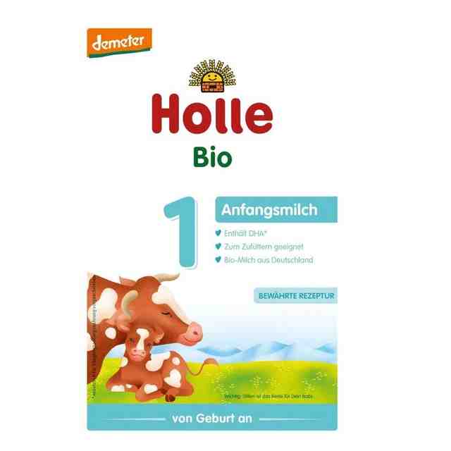 HOLLE Био 1 адаптирано мляко за кърмачета от 0-6 м, 400 гр.