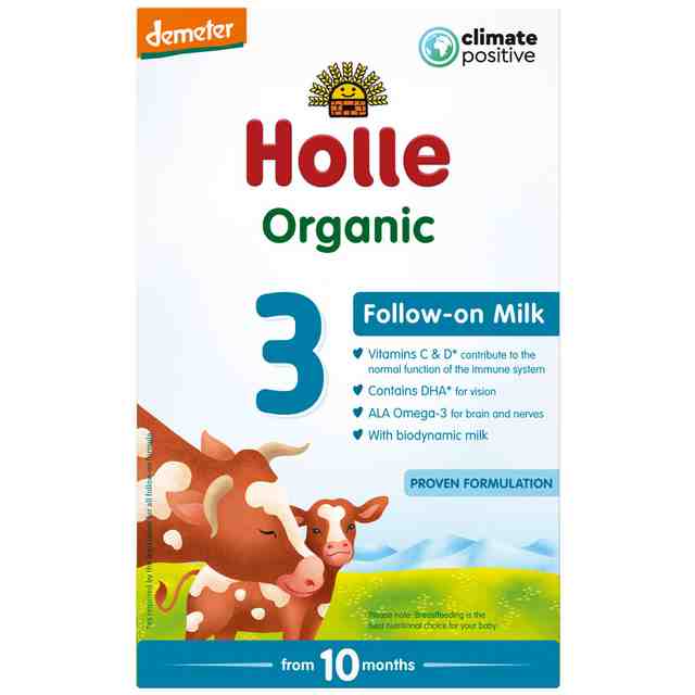HOLLE Био 3 преходно мляко от 10 месеца, 600 гр.