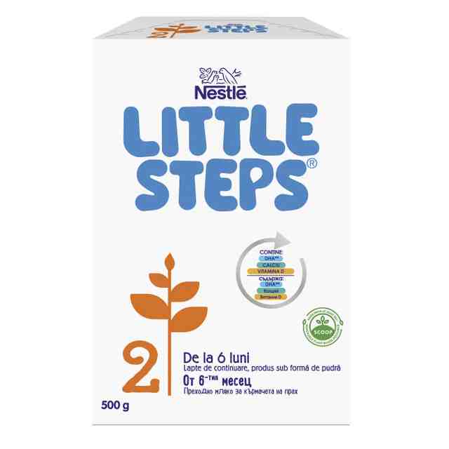 Nestle Little Steps 2, Мляко преходно, от 6м, 500гр.