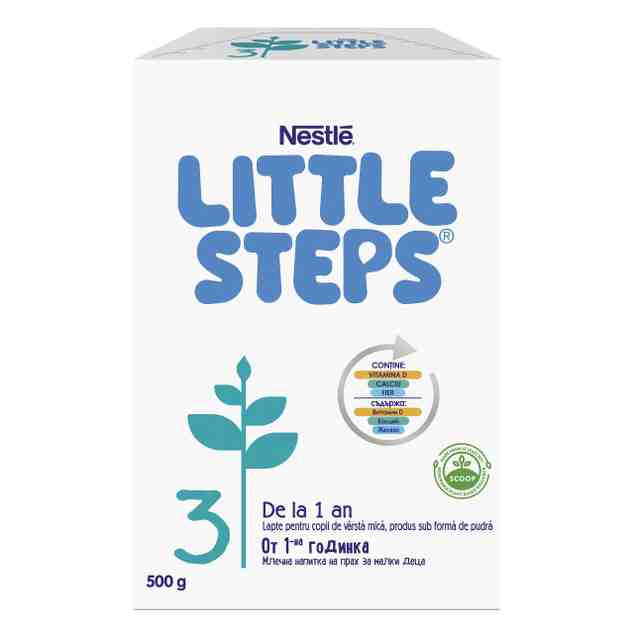 Nestle Little Steps 3, Млечна напитка за малки деца, след 12м, 500гр.