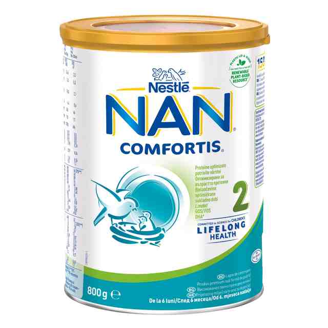 Nestle NAN Comfortis 2 Преходно мляко за бебета над 6 месеца 800 гр.