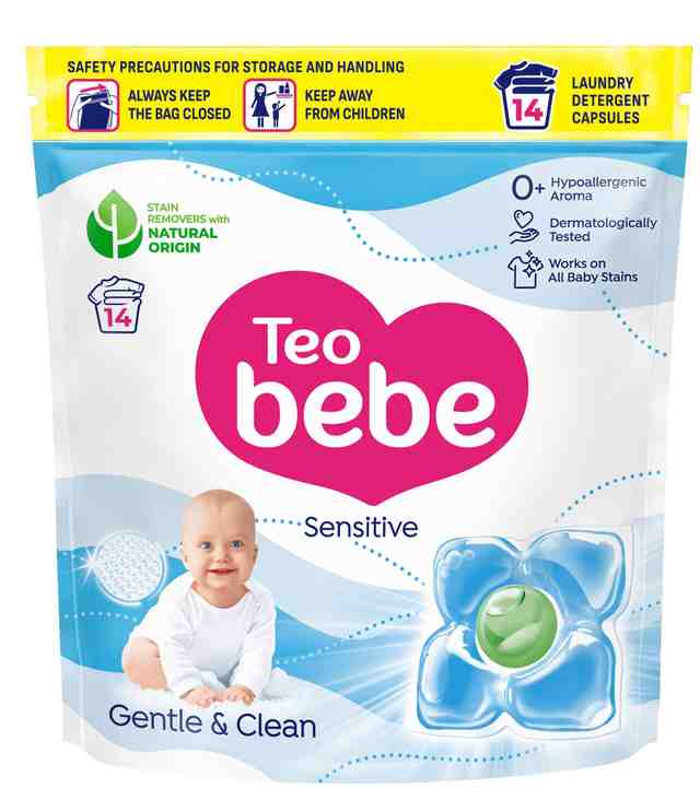 Teo bebe Капсули за пране Sensitive 14 бр.