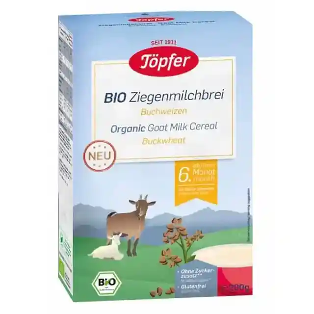 Topfer Bio каша от козе мляко с елда, от 6м, 200 гр