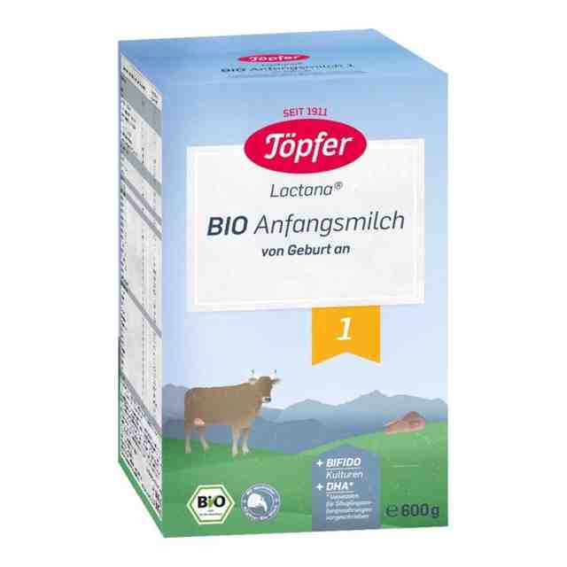 Topfer LACTANA BIO 1, био мляко за кърмачета от 0-6 месеца, 600 гр.