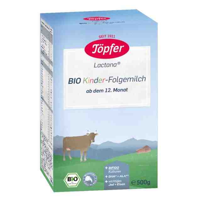 Topfer LACTANA BIO KINDER Преходно био мляко от 12 месец, 500 гр.