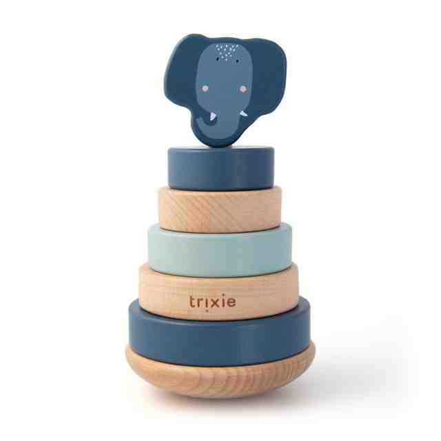 Trixie baby Дървена играчка за подреждане Mrs. Elephant