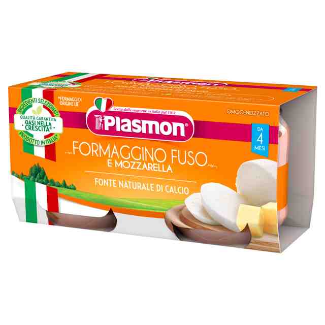 Plasmon Топено сирене с Моцарела 2х80гр. след 4 месец