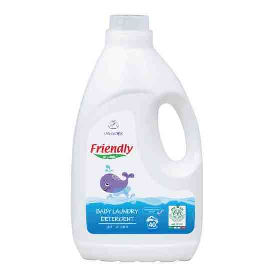 Friendly Organic Препарат за пране на бебешки дрехи - Лавандула, 2л, 40 пранета