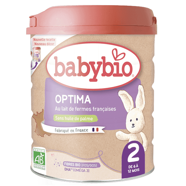 Babybio Био Преходно мляко Optima 2 от 6-12м 800 гр.