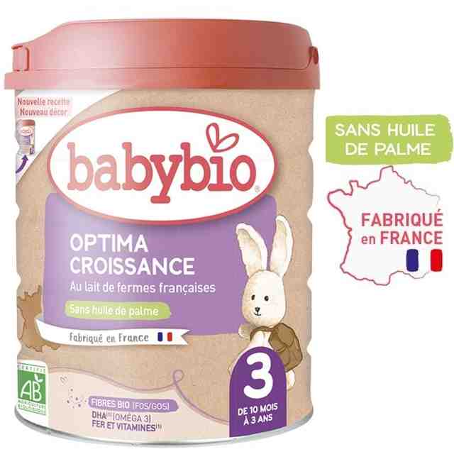 Babybio Био Преходно мляко Optima 3 от 10м., 800 гр. 