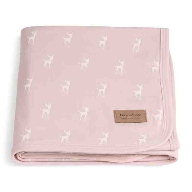 Bonjourbébé Бебешко одеяло Deer Pink 65х80см - 06RN36