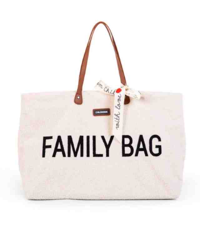 CHILDHOME Family Bag Чанта за Принадлежности Teddy Екрю