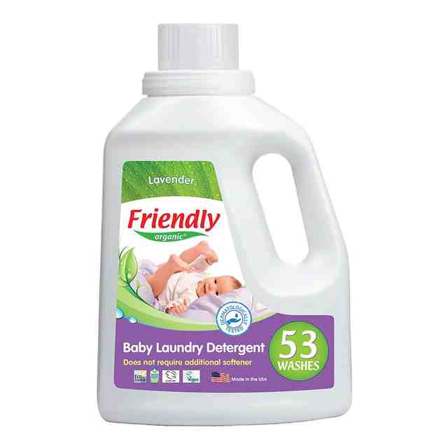 Friendly Organic Концентриран гел за пране с омекотител - лавандула, 1.57л