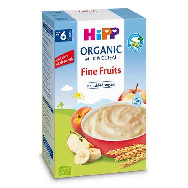 HIPP БИО млечна каша меки плодове от 6 месец, 3141