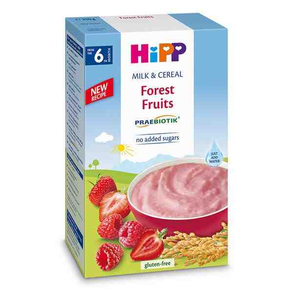 HiPP Пребиотик млечна каша горски плодове от 6 месец