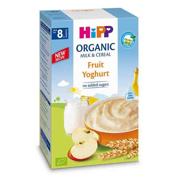 HiPP Пребиотик млечна каша плодове с йогурт от 8 месец
