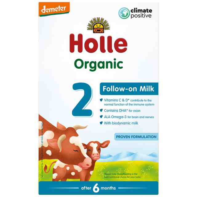HOLLE Био 2 преходно мляко след 6 месец, 600 гр.